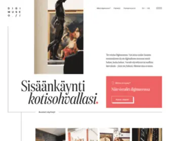 Digimuseo.fi(Etusivu) Screenshot