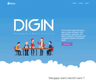 Digin.co.id(Menawarkan berbagai Online Marketing Anda. Antara lain) Screenshot