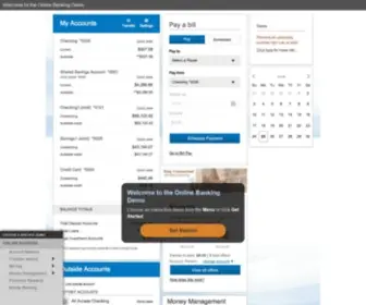 Digindemo.com(Online Banking Demo) Screenshot