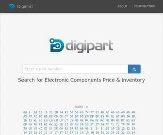 Digipart.com(Search for Electronic Component's Price & Stock) Screenshot