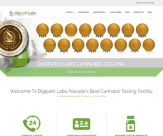 Digipathlabs.com(Cannabis Testing Laboratory in Las Vegas Nevada Digipath Labs) Screenshot