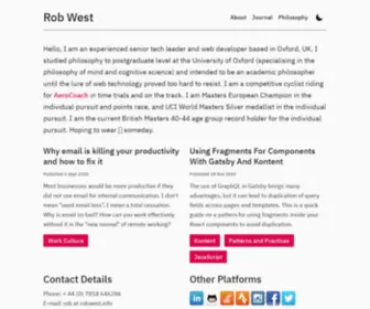Digiphilic.com(Rob West's Website) Screenshot