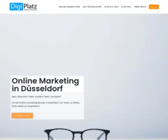 Digiplatz.de(Online marketing Düsseldorf) Screenshot