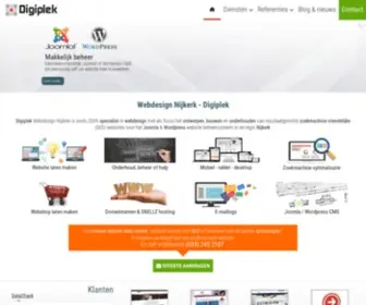 Digiplek.nl(Webdesigner Nijkerk) Screenshot
