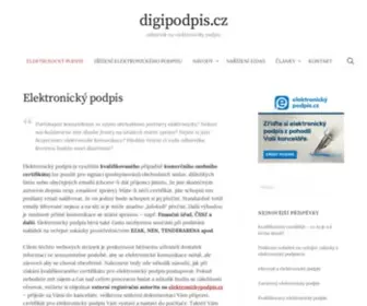 Digipodpis.cz(Elektronický) Screenshot