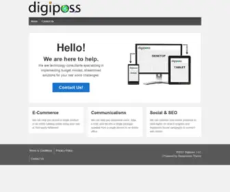 Digiposs.com(Technology Consultants) Screenshot