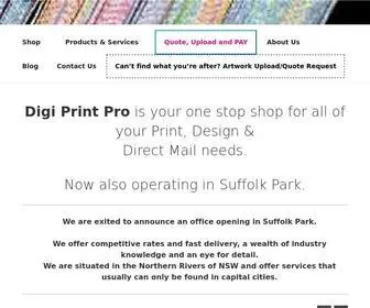 Digiprintpro.com.au(Direct Mail) Screenshot