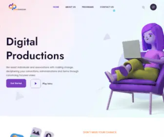 Digiprods.com(Content Creation Company) Screenshot