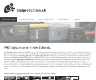 Digiproduction.ch Screenshot
