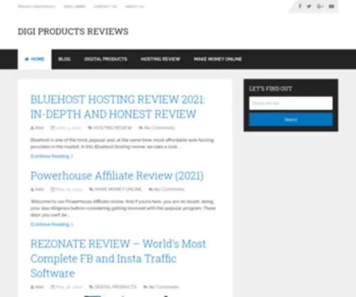 Digiproductsreview.com(Digiproductsreview) Screenshot