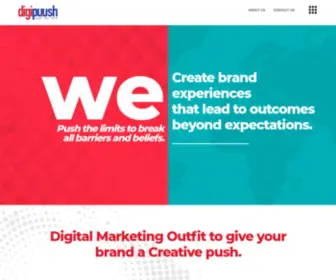 Digipuush.com(Digital marketing company in Bangalore) Screenshot