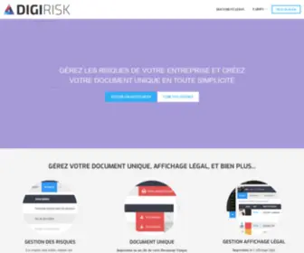 Digirisk.com(Document) Screenshot