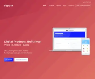 Digiryte.com(We are Leading Tech Consulting firm in UK specialising in Digital Services(SMACI)) Screenshot