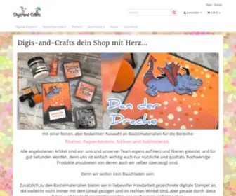 Digis-AND-Crafts.de(Digitale Stempel Papier Plottdatei Bastelbedarf) Screenshot