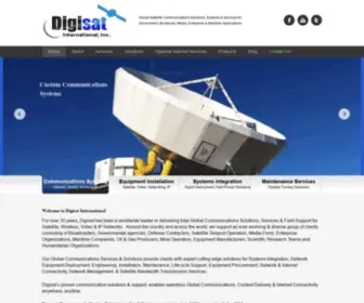 Digisatintl.com(Global Communications Systems Network Services Solutions) Screenshot