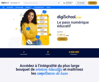 Digischool.fr(Toute l'actualité étudiante sur) Screenshot