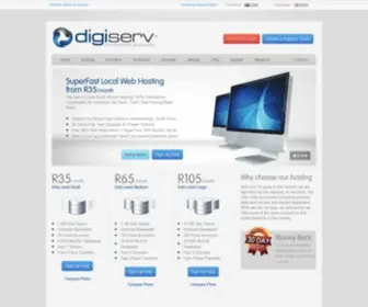 Digiserv.biz(Shared Web Hosting South Africa) Screenshot