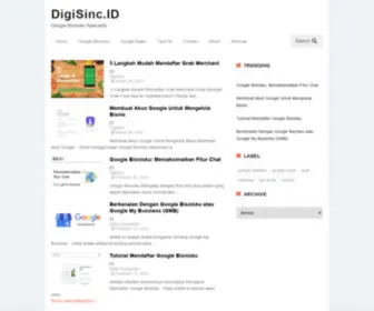 Digisinc.id(Asli Malang. Mempublikasikan tempat wisata kuliner) Screenshot