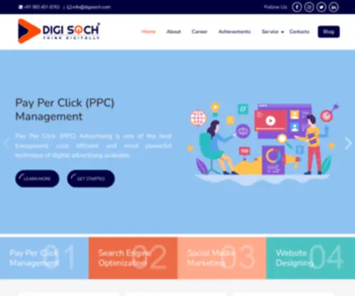 Digisoch.com(Digital Marketing Agency company Surat) Screenshot