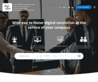 Digispin.io(Digispin, plateforme de consultants indépendants en digitalisation) Screenshot