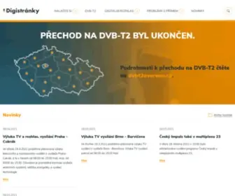 Digistranky.cz(Vítejte ve světě televizní a rozhlasové zábavy) Screenshot