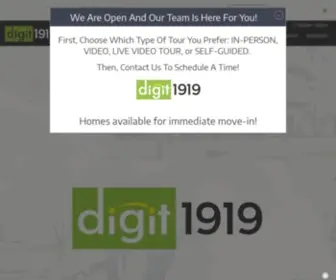 Digit1919.com(Apartments in Dallas) Screenshot