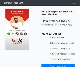Digital-Business-Card.in(Digital Business Card) Screenshot