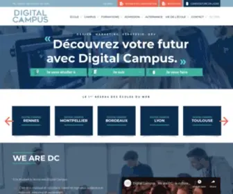 Digital-Campus.fr(Digital Campus) Screenshot