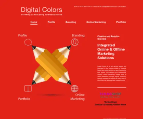 Digital-Colors.com(Default Web Page) Screenshot