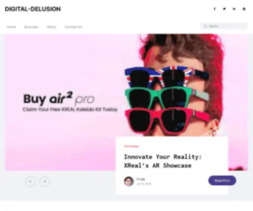 Digital-Delusion.com(Your guide to Lifestyle) Screenshot
