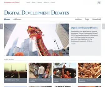 Digital-Development-Debates.org(Digital Development Debates) Screenshot
