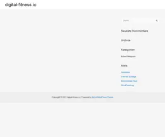 Digital-Fitness.io(Just another WordPress site) Screenshot