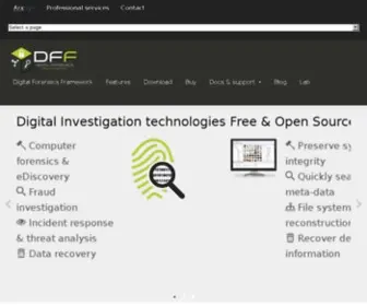 Digital-Forensic.org(Free & open Source digital forensics software) Screenshot