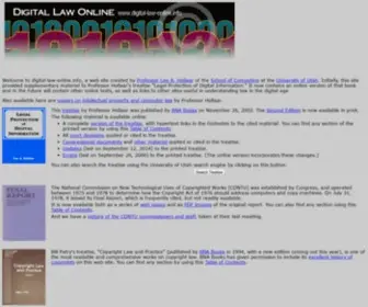 Digital-Law-Online.info(Digital Law Online) Screenshot