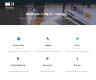 Digital-Learning.lu(Digital Learning UL) Screenshot