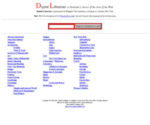 Digital-Librarian.com(Digital Librarian) Screenshot