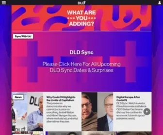 Digital-Life-Design.com(DLD Conference) Screenshot