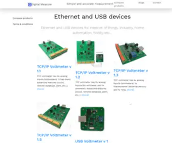 Digital-Measure.com(Ethernet and USB module) Screenshot