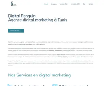 Digital-Penguin.tn(Agence Webmarketing Tunisie) Screenshot