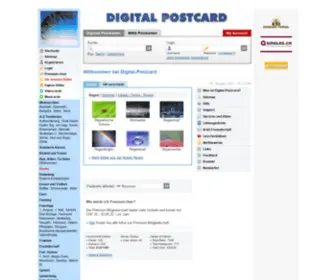 Digital-Postcard.com(Digital Postcard: Die schönsten Grusskarten aus der Schweiz) Screenshot