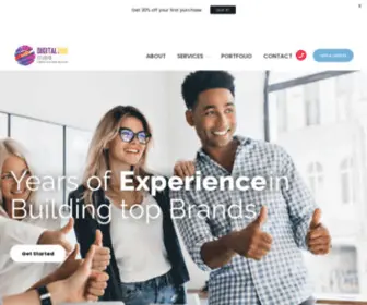 Digital360Studio.com(Years of Experiencein Building top Brands Get Started Some of the main services Digital360studio) Screenshot