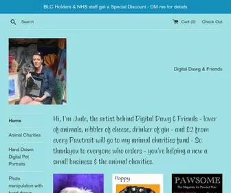 Digital4Dawgs.com(Custom Pet Portraits) Screenshot