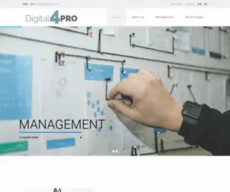 Digital4Pro.com(Management e Tecnologie) Screenshot