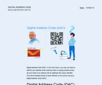 Digitaladdresscode.com(Digital Address Code (DAC) Online) Screenshot