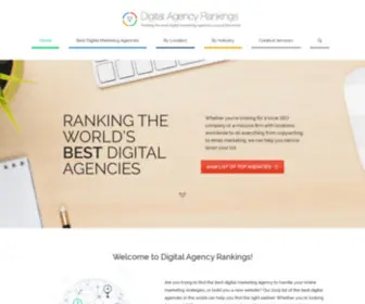 Digitalagencyrankings.com(Listing the World's Best Digital Agencies) Screenshot