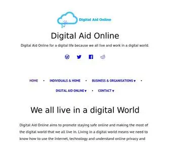 Digitalaidonline.com(Digital Aid Online for a digital life because we all live and work in a digital world) Screenshot