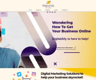 Digitalally.in(Premier Digital Marketing Agency in Goa) Screenshot