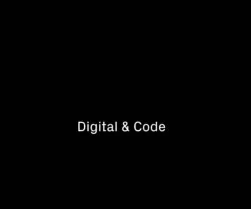 Digitalandcode.com(Digital & Code) Screenshot