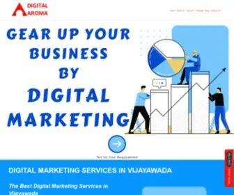 Digitalaroma.in(Digital Marketing Services in Vijayawada) Screenshot