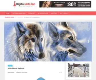 Digitalartistawards.com(This portal) Screenshot